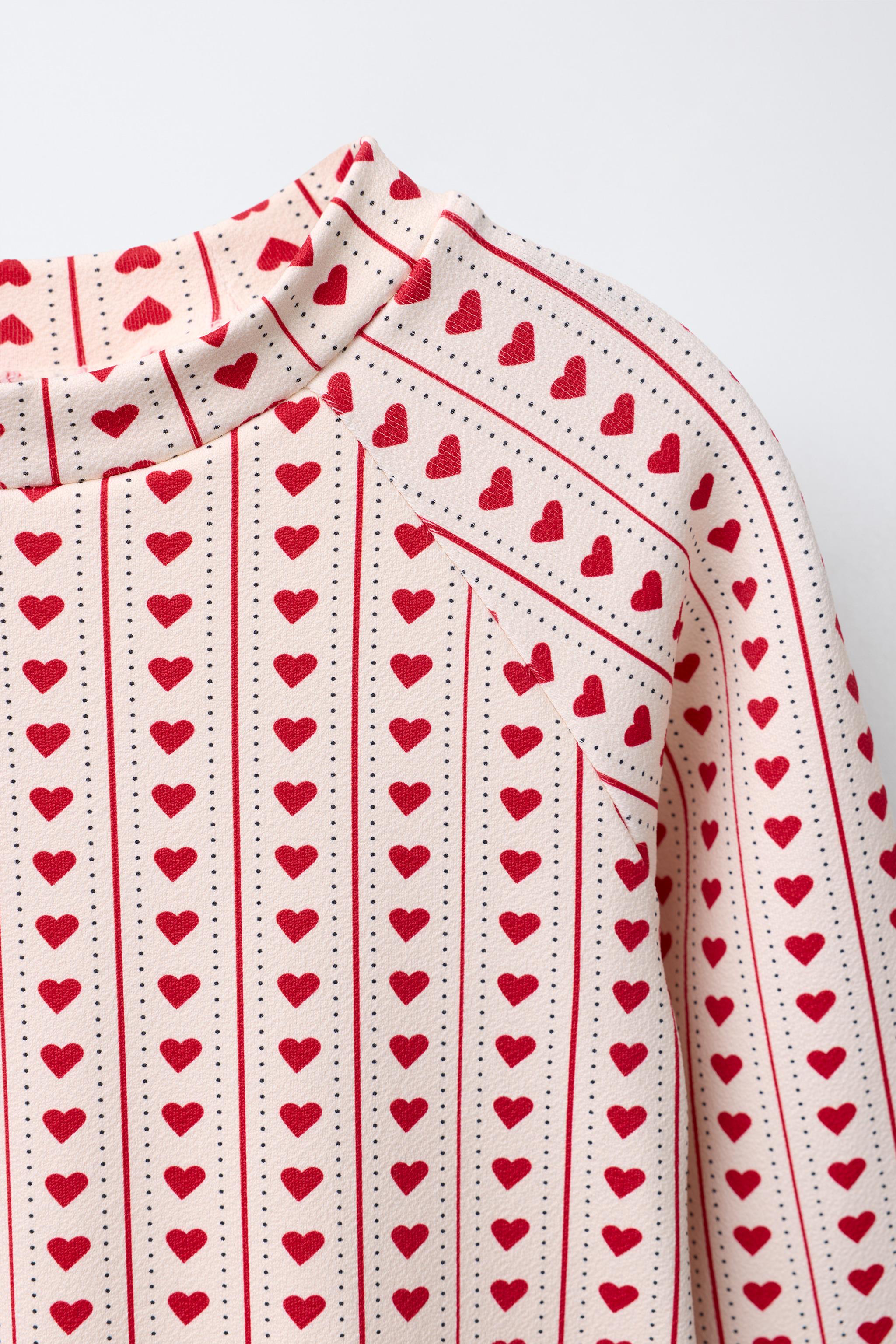 1-6 YEARS/ HEART PRINT SWIMSUIT